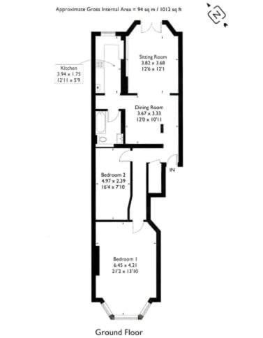 Spacious And Quiet Ground Floor Flat Apartamento Bristol